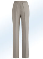 Broek met elegante snit TAUPE