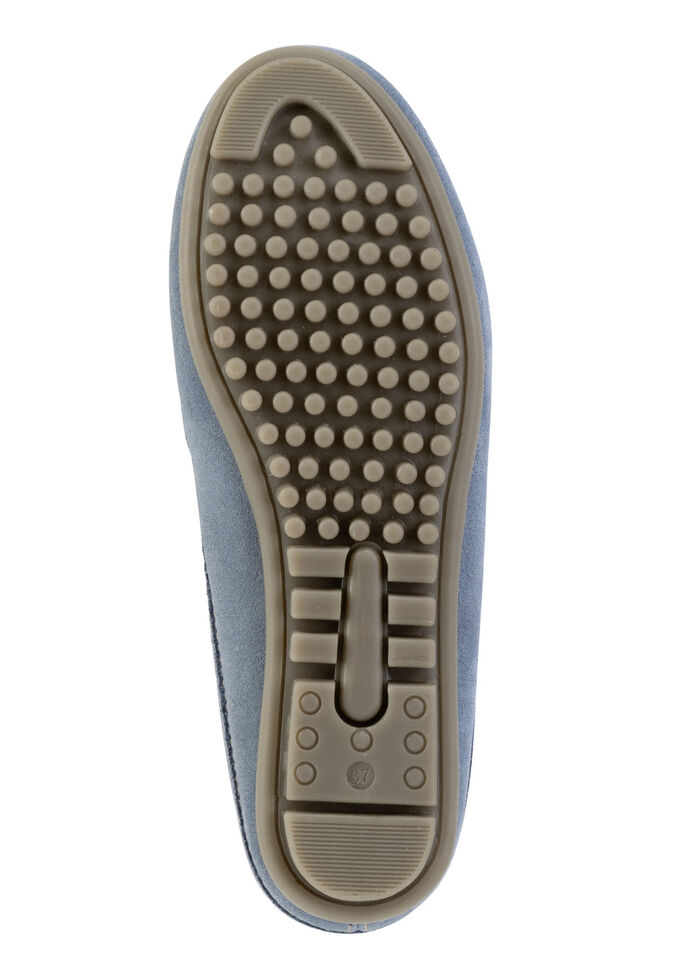 ELENA EDEN suède mocassin sabot JEANS