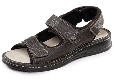 Mubb, klassieke herensandalen, breedte H, met uitneembaar voetbed 