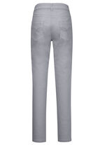 Power-stretch-jeans LICHTGRIJS