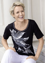 Shirt met bordversiering 