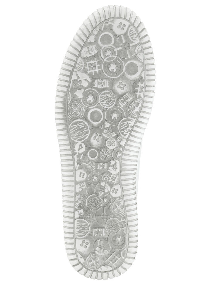 Gemini sneakers met elastisch textielmateriaal WIT