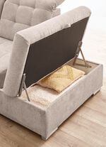 Woongedeelte met functie en bedstee BEIGE