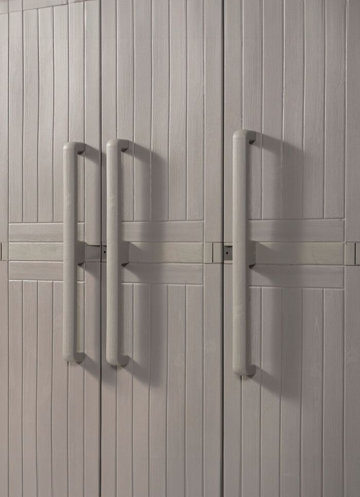 Apparatuurkast, 3 deuren GRIJS