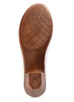 Gemini, modieuze damespumps, wijdte G, gemaakt van leer WIT-MULTICOLOR