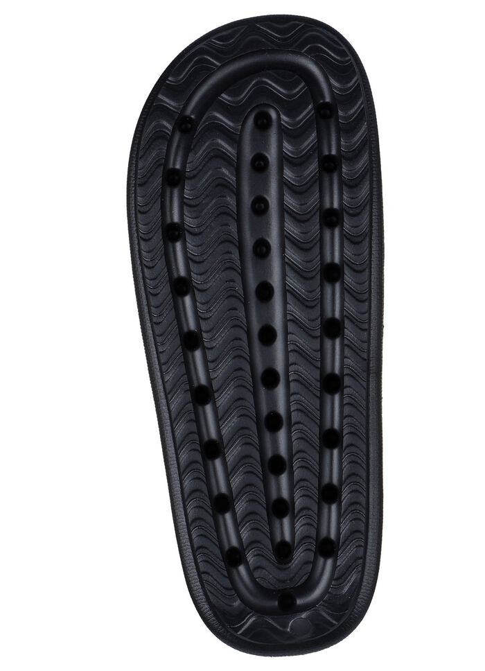 SKECHERS synthetische muiltjes ZWART