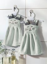 Gastendoekje op hangers, set van 2 MUNT