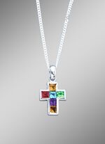 Kruis-kettinghanger met pantserketting 