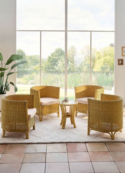 Rattanm&ouml;bel aus handgeflochtenem Rattanrohr 