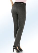 Broek met aangenaam zachte, warme voering ANTRACIET GEM.