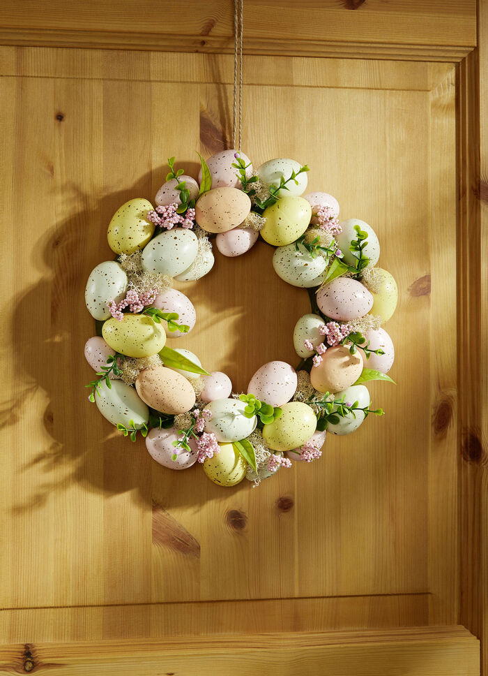 Eierkrans gemaakt van hoogwaardig kunst- en textielmateriaal 