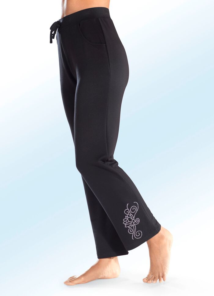 Broek met steenapplicatie 