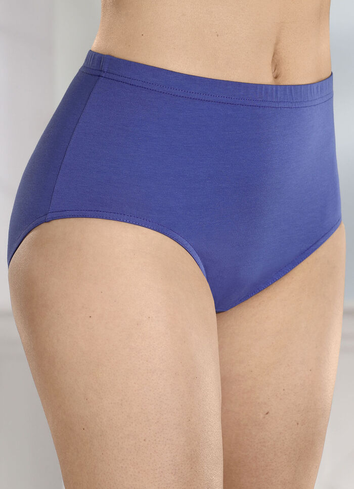 Set van vier slips met elastische band 