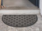 Deurmat met antislip rubberen achterkant 