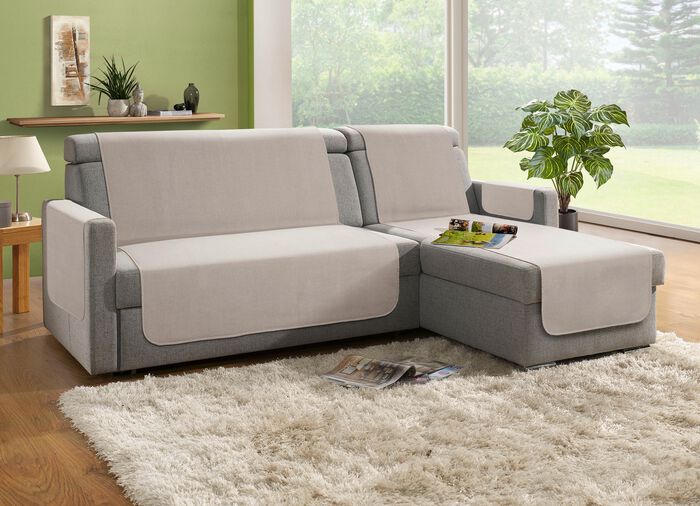 Beschermers met antislipcoating BEIGE