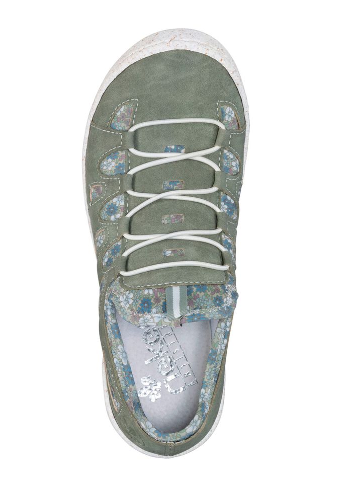 Rieker pantoffels gemaakt van zacht nubuck materiaal 