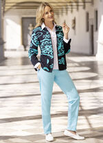 Vest in jacquarddessin 