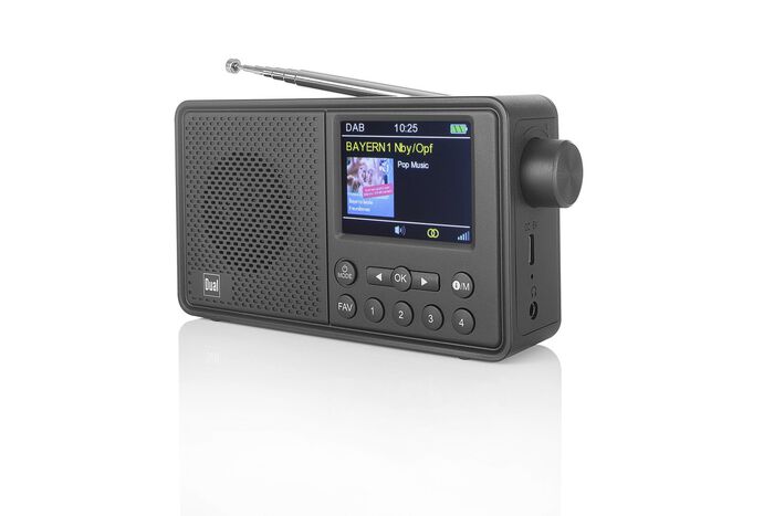 Draagbare DAB+ radio MCR 120 van Dual 