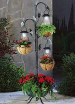 Plantenstandaard met verlichting 