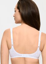 Triumph Comfort Minimizer beugelbeha met elastische tule borduursels WIT