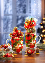 Porseleinen kopjes met zoete vulling, set van 2 