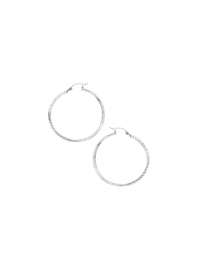 Oorringen met structuur 