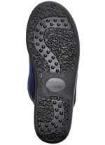 Set van twee pantoffels met comfortabele vulling BLAUW-ZWART