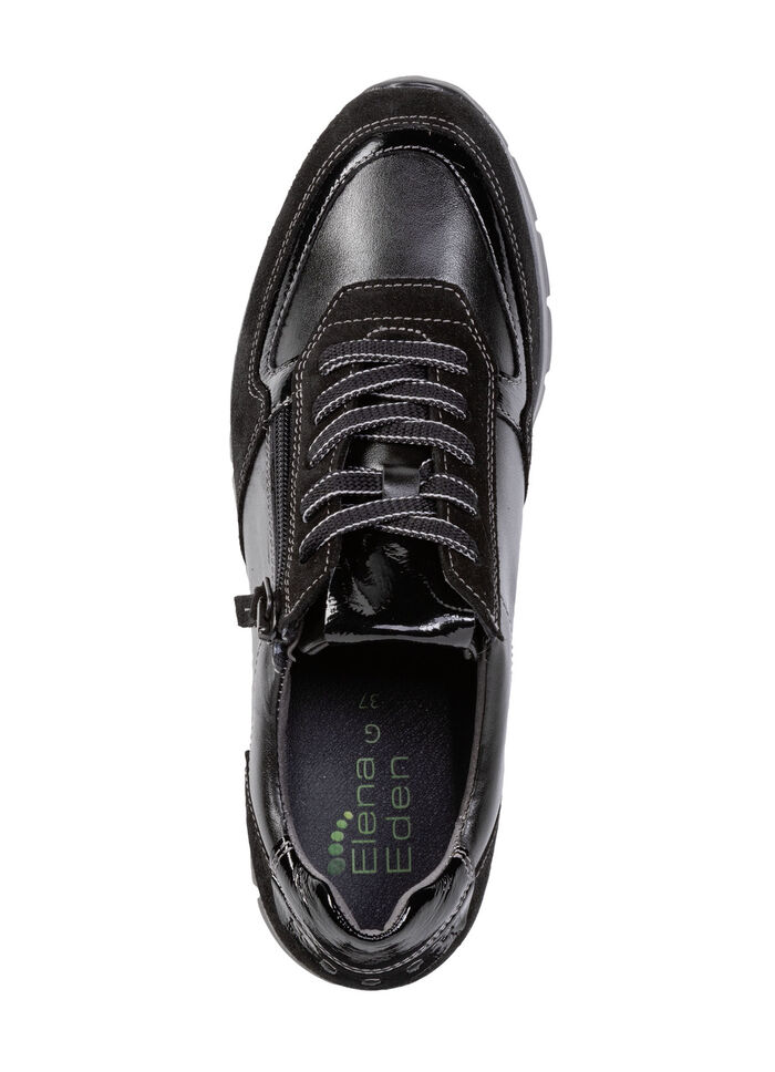 ELENA EDEN sneakers met klinknagels aan de achterkant ZWART