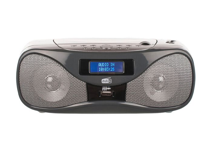 Dubbele DAB-P 160 radio met cd-speler GRIJS