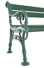 Tuinbank van stevig kunststof GROEN