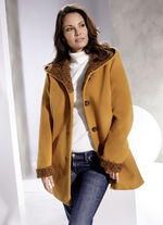 Jas met vaste capuchon 