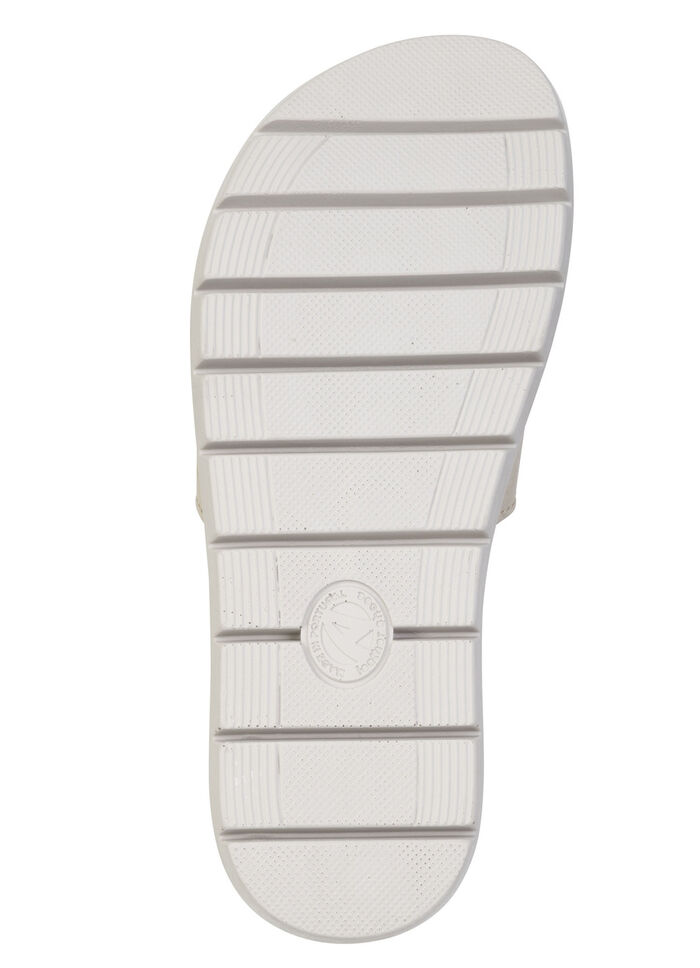 ELENA EDEN, stijlvolle damesmuiltjes, breedte H, met uitneembaar voetbed BEIGE