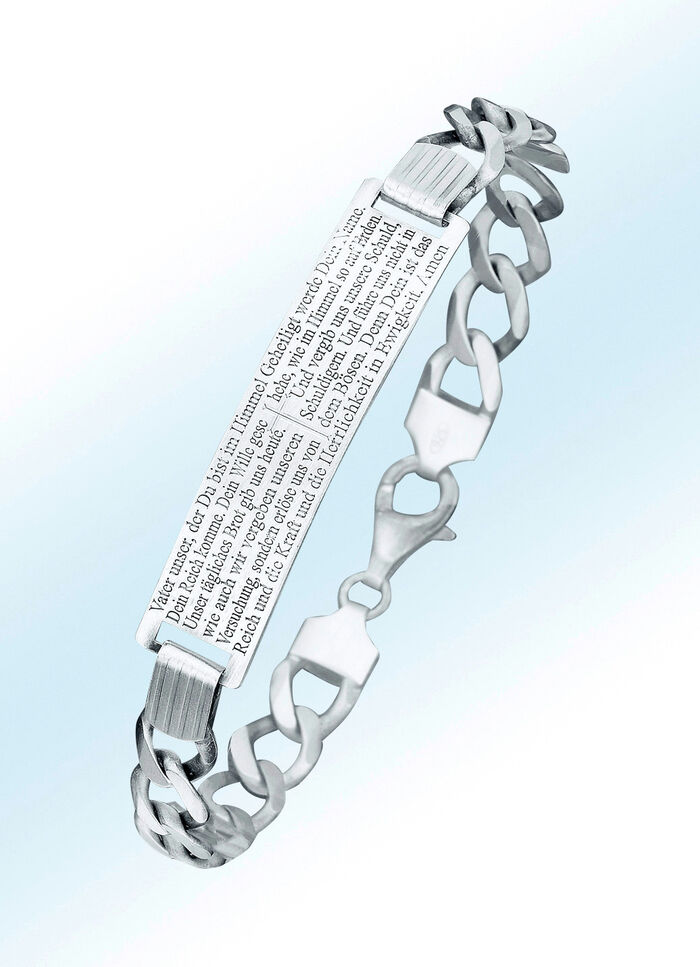 Massieve armband met het complete 'Onze Vader' 