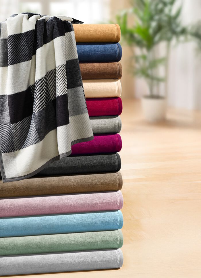 Knuffelig, zacht slaapdekentje Cotton Home 