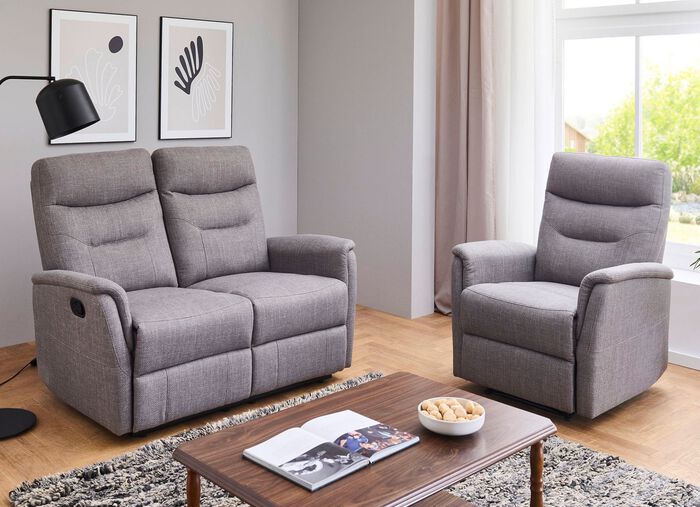 Vrij in de ruimte te plaatsen gestoffeerde meubels 