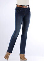 Jeans met een slimme zakoplossing DONKERBLAUW