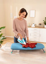 Inklapbare tafelstrijkplank voor snel strijken onderweg