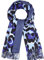 Sjaal met roofdierdessin 