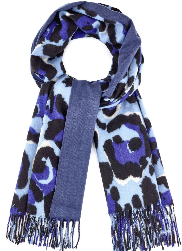 Sjaal met roofdierdessin 