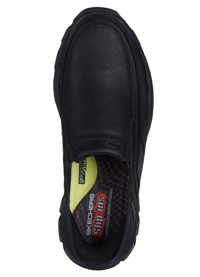 SKECHERS, comfortabele herenpantoffels, met voorgevormde instaphak 