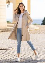 Functionele jas met vaste capuchon 