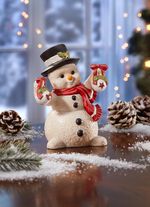 Goebel Sneeuwpop van fijn steengoed 