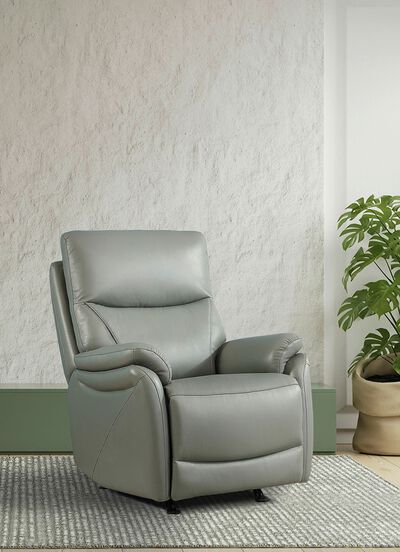 Tv-fauteuil van leer met XXL-zitcomfort en sta-op-hulp 