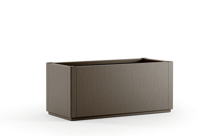 Plantenbak gemaakt van gerecycled polypropyleen TAUPE