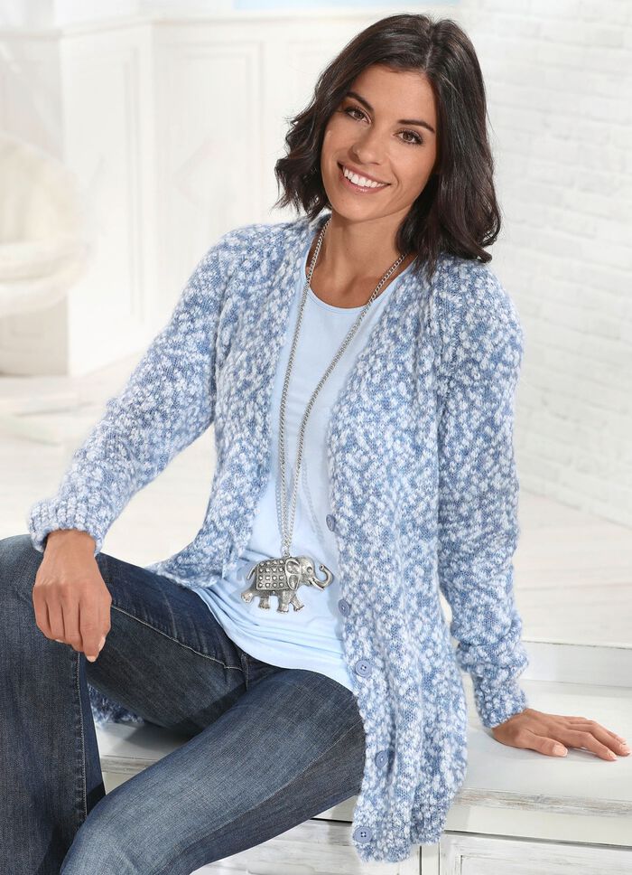 Vest gemaakt van gezellig fleecegaren 