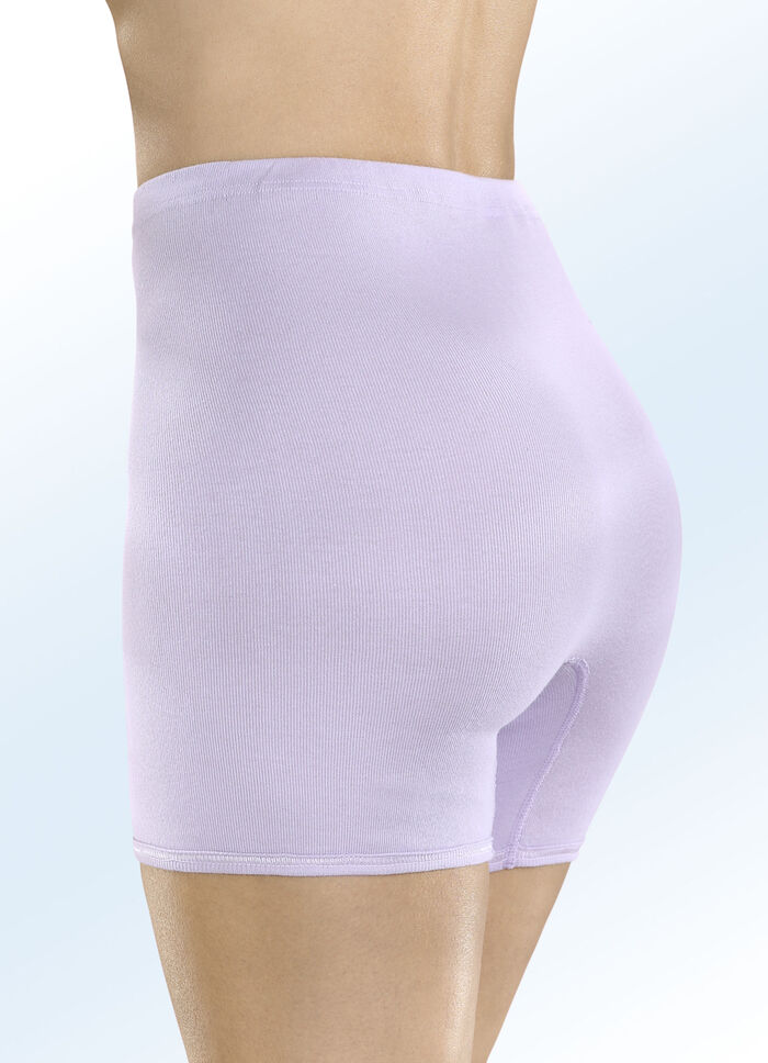 Set van vier slips met pijpjes verwisselbaar elastiek 