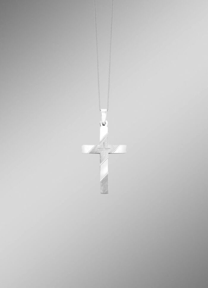 Glanzend/gematteerd: chique kruishanger 