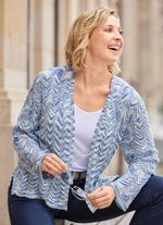 Cardigan met een geweldig kleurverloop 