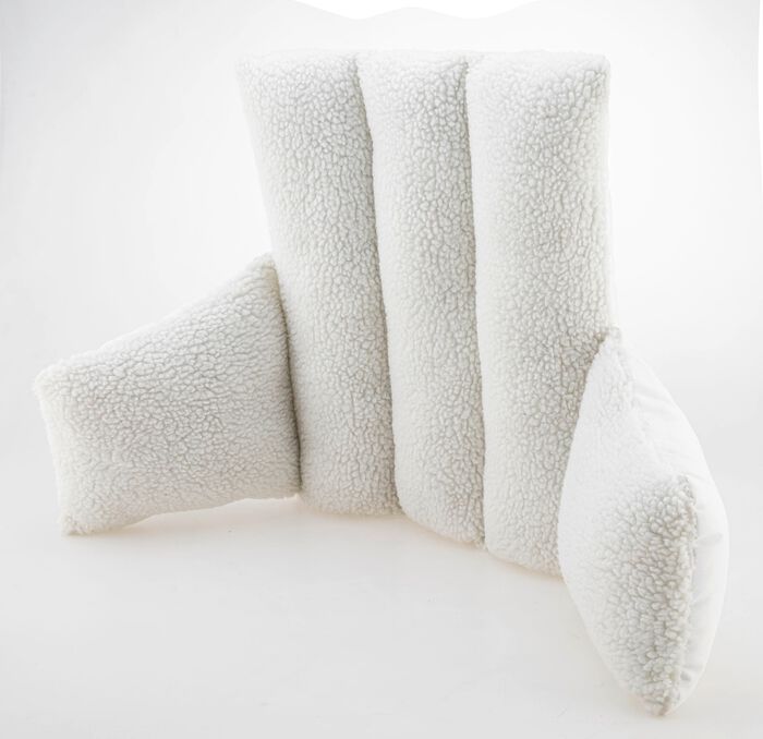 Gezellig rugkussen WIT