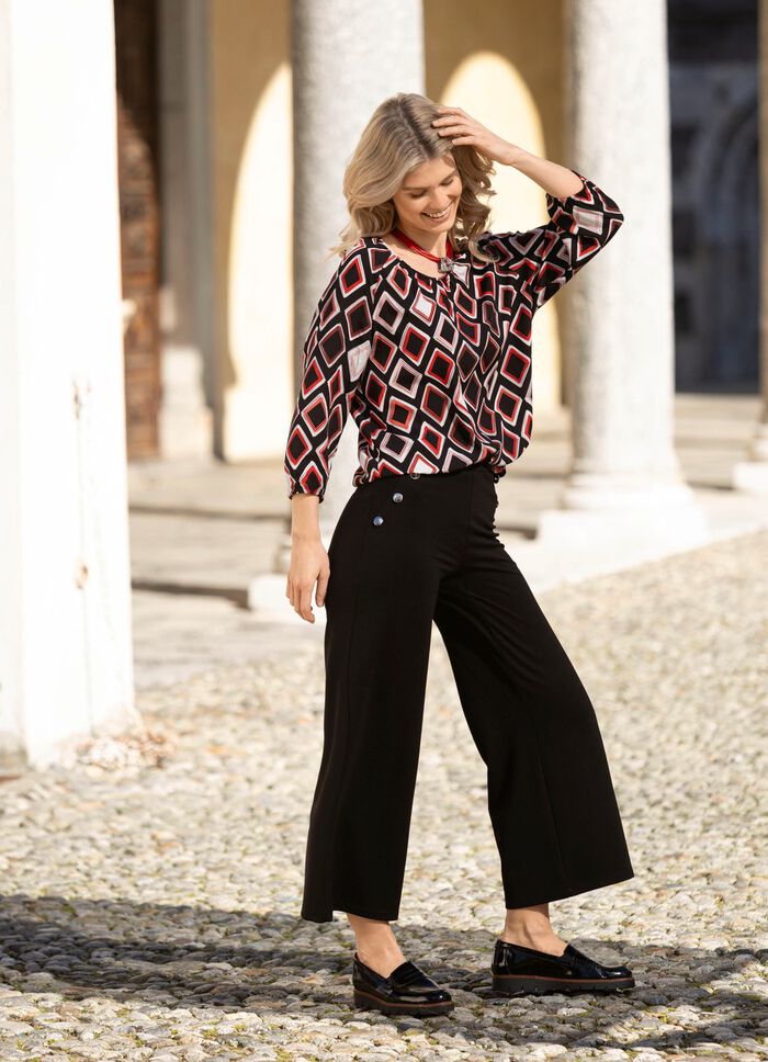 Tuniek met felgekleurde print 